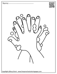 Soap and scrub for 20 seconds — say the alphabet slowly. Set Of Hand Washing And Germs Coloring Pages