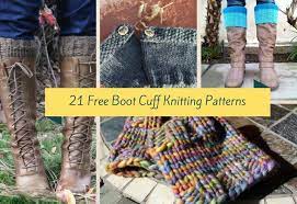 We just love the beautiful lines found in the knitted pattern that makes for some gorgeous cuffs! 21 Free Boot Cuff Knitting Patterns Knitting Women
