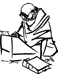 Image result for gandhian philosophy of post letter