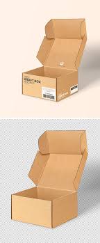 Download Free Open Kraft Box Mockup Free Mockups Pixpine Box Mockup Kraft Boxes Free Opening