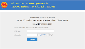 Tra cứu điểm thi tuyển sinh lớp 10 năm 2021 an giang. Tra Cá»©u Ä'iá»ƒm Thi Vao Lá»›p 10 Tá»‰nh Phu Yen NÄƒm 2020