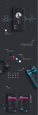 It has an equalizer and widgets. Booz Ios Music Player App On Behance App Interface Design App Design Layout Mobile App Design Inspiration