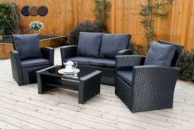 With a wide selection of table and chair materials and styles to choose from, such as our nevada rattan furniture collection, helsinki bistro sets and wooden garden furniture sets, you can complete your outdoor space with ease and start making the most of the brighter weather. 5 Seater Rattan Garden Furniture Set Deal Shop Wowcher Rattan Garden Furniture Sets Rattan Corner Sofa Set Corner Sofa Set