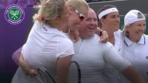 Kim clijsters announced thursday morning saying she's coming out of retirement to play tennis and gunning for 2020. Kim Clijsters Gives Man Tennis Skirt For Hit At Wimbledon 2017 Youtube
