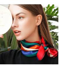 ANDANTINO 100% Mulberry Silk Long Scarf for Women Large Shawls for  Headscarf and Neck- Oblong Hair Wraps with Gift Packed (Red&Navy-Carriage)  at Amazon Women's Clothing store