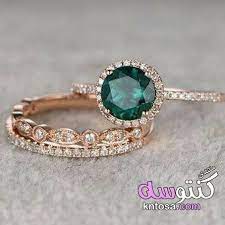 أشكال الخواتم الأنيقة بالفصوص الخضراء صور خواتم ذهب رقيقة أجمل كولكشن من ال blue diamond engagement ring 14k white gold engagement rings rose gold crystal ring
