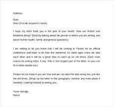 Some of them are as follows. Free 13 Friendly Letter Templates Samples In Ms Word Pdf