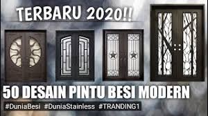 Otomatis, pintu besi darurat dan macam macam jenis pintu besi. Terbaru 2020 50 Desain Pintu Besi Modern Youtube