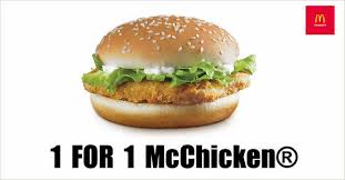 Mcdonald S Will Be Offering 1 For 1 Mcchicken Burger From 27 29 Sept 2019 These campaigns not only drive footfall to. vrforums vr zone