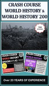 If You Like Using Crash Course In Your Classroom You Ll Love This Bundle It Covers From Agricultural Re Crash Course World History Crash Course World History