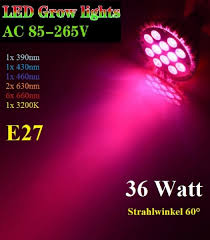 4.8 out of 5 stars with 227 ratings. 36 Watts Led Plant Grow Bulb Lamp 12x3w Par38