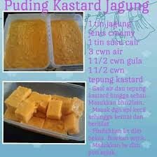 Resepi croissant caramel bread pudding by mat gebu via anekaresepipuding.blogspot.com. Resepi Kastard Jagung Guna Tepung Jagung Resepi Merory Sedap Betul