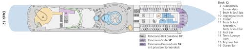 Official aidadiva website (in german). Aidasol Deckplan Und Kabinenplan