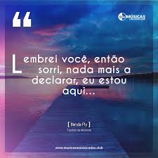 Quando as moscas carregam um objeto de valor e quando você usar muitas armadilhas. Trechos De Musicas Lembrei Voce Entao Sorri Nada M Banda Fly