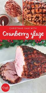 Easy Recipe For Christmas Cranberry Ham Glaze Quick How To Video Recipe Christmas Ham Recipes Ham Glaze Christmas Ham