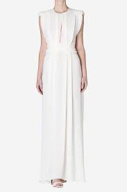 Moonstone Georgette Gown Carla Zampatti Simple Gowns Minimalist Wedding Dresses Dresses