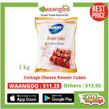 Buy Mummy S Cottage Cheese Paneer Cubes At Waangoo Online Singapore Shop Waangoo Download Waangooapp And Get Mo Fresh Groceries Grocery Price Food Supply