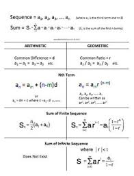 Arithmetic And Geometric Sequence Sum Nth Term Cheat