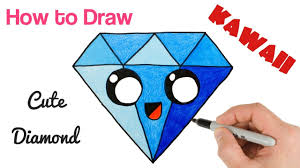 How To Draw A Diamond Cute Easy And Kawaii Youtube And we all know cuter is better=). how to draw a diamond cute easy and kawaii