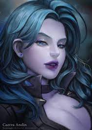 Caerra Andin Trinebulon News Reporter By Https Www Deviantart Com Shoguneagle On Deviantart Anime Blue Hair Blue Haired Girl Blue Hair