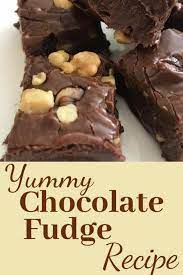 Easy Chocolate Fudge Recipe Recipe Fudge Recipes Chocolate Chocolate Walnut Fudge Recipe Easy Chocolate Fudge