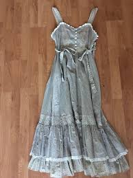 Gunne Sax Dress Prairie Hippie Vintage Size 13 In 2019
