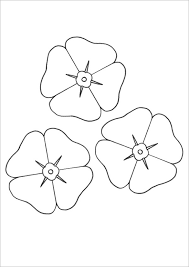 Make a birthday banner for a friend or family member and include some pretty numbers to celebrate the person's age! Coloring Pages Poppy Flower Coloring Home