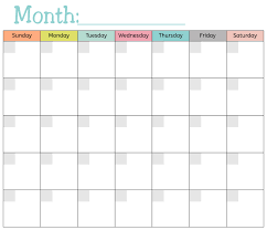 10 best printable blank monthly calendar template printablee com
