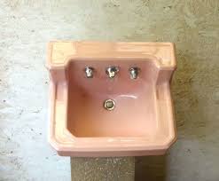 vintage porcelain wall mount sink