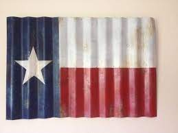 Rustic Lone Star Flag Texas Flag Corrugated Metal Flag Texas Lone Star Flag Rustic American Flag Metal Flag Corrugated Metal