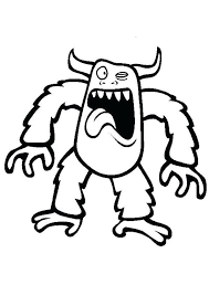 Printable Monsters Coloring Page Monster Coloring Pages Coloring Pages For Kids Mickey Mouse Coloring Pages