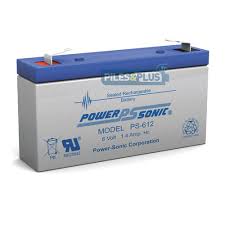 Find great deals on ebay for 6 volts rechargeable battery. Batterie Au Plomb 6v 1 3ah Powersonic Ps612 Gb Toutes Les Batteries Au Plomb Rechargeable 6v Piles Et Plus