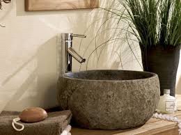 Les Vasques Osent Tous Les Styles Elle Decoration Vasque Vasque Pierre Vasque Pierre Naturelle