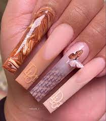 Dior Dior In 2021 Long Square Acrylic Nails Acrylic Nails Coffin Short Bling Acrylic Nails
