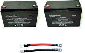 Iii) deep cycle gel batteries: Buy 2pcs Windynation 100 Amp Hour 100ah 12v 12 Volt Agm Deep Cycle Sealed Lead Acid Battery Solar Rv Ups Off Grid 2 Pcs 100 Amp Hour Online In Vietnam B07brnd6mf