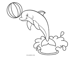 Identify 15 different creatures in these animal coloring sheets. Free Printable Dolphin Coloring Pages For Kids