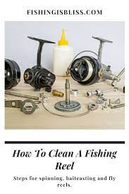 How To Clean A Fishing Reel Spinning Baitcasting Fly Fishing Reels Cleaning Fish Fish
