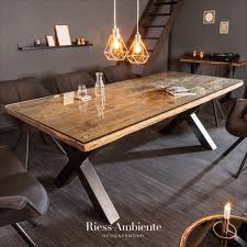 Massiver Esstisch Barracuda Antik Teak 220cm Inkl Glasplatte Mit Schwarzem X Gestell Riess Ambiente De In 2020 Selbstgemachte Inneneinrichtung Holztisch Mit Glasplatte Esstisch Holz Massiv