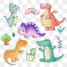 All dinosaur clip art are png format and transparent background. Cartoon Dinosaur Png Images Vector And Psd Files Free Download On Pngtree