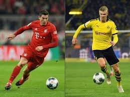 Müller, schwarzenbeck, beckenbauer, lattek (ent.). Crazy Lewandowski Haaland Clash As Bayern Munich Host Dortmund