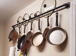 Kitchen Pots And Pans Hanging Wall Storage Hanging Rack Etsy Kitchen Rack Kitchen Pot Hanging Racks