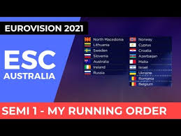 Here are all the songs from eurovision song contest 2021! Eurovision 2021 Semi Final 1 My Ideal Running Order Youtube