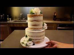How To Make A Tiered Cake Chelsweets Youtube Tiered Cakes How To Make Wedding Cake How To Stack Cakes