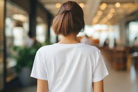 Tシャツ女性後ろ姿 画像 - Freepikで無料ダウンロード
