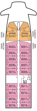 To view the deck plans of the queen elizabeth, click links for each deck plan name. Cunard Cruises Qe2 Deck Plans And Categories Queens Grill Princess Grill Caronia Mauritania