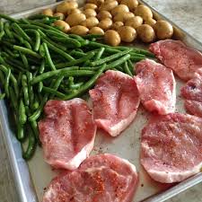 Over the years i've made it a point to befriend the butchers in my city. Baked Thin Pork Chops And Veggies Sheet Pan Dinner Eat At Home