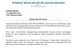 Broadcasting water supply disruptions for kl, selangor and putrajaya. Air Selangor Status Terkini Bekalan Air Pulih Facebook