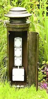 Aussensteckdose Mit Eingebautem Fi Losung Fur Den Aussenbereich Aussensteckdose Steckdosen Aussen