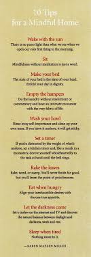 10 Tips For A Mindful Home Words Mindful Living Mindfulness