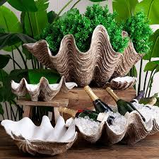 4.6 out of 5 stars. Clam Shell 52cm Fruit Bowl Fruit Bowl Display Shell Decor